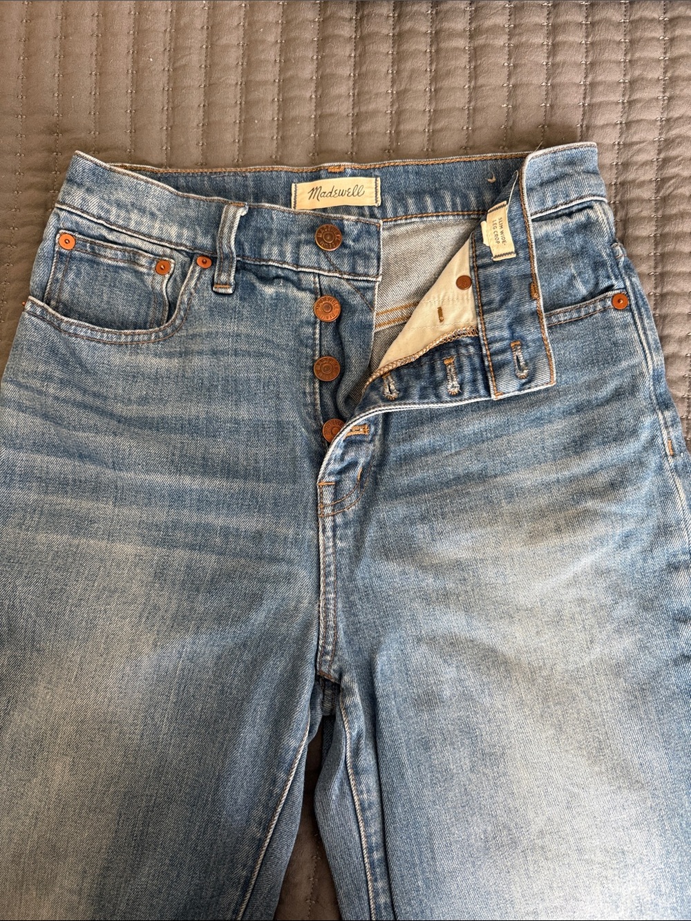 Madewell High-Rise Light Blue Women's Jeans